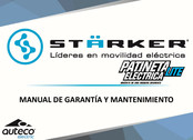 Auteco STARKER PATINETE ELECTRICA LITE Manual De Garantía Y Mantenimiento