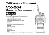 Verterx Standard VX-264 Manual De Funcionamiento