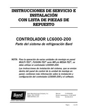 Bard LC6000-200 Instrucciones De Servicio E Instalación