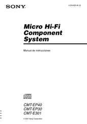 Sony CMT-E301 Manual De Instrucciones