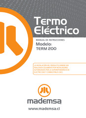 mademsa TERM 200 Instrucciones De Funcionamiento