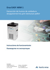 Kurtz Ersa ARM 1 Instrucciones De Funcionamiento