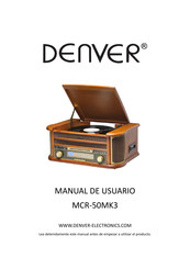 Denver MCR-50MK3 Manual De Usuario