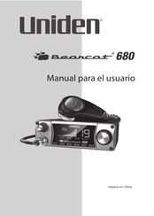 Uniden Bearcat 680 Manual Para El Usuario