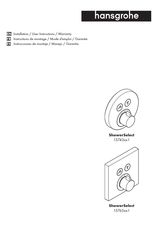 Hansgrohe ShowerSelect 15763 1 Serie Instrucciones De Montaje / Manejo / Garantía