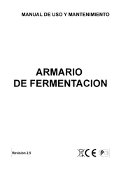 Everlasting BAKING CAB FB Serie Manual De Uso Y Mantenimiento