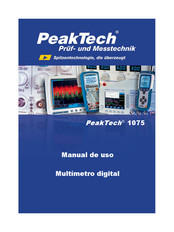 Peaktech 1075 Manual De Uso