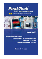 PeakTech 5187 Manual De Uso