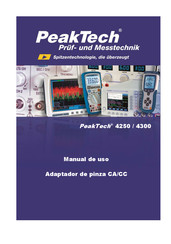 PeakTech 4300 Manual De Uso