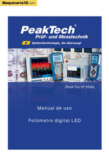 PeakTech 5086 Manual De Uso