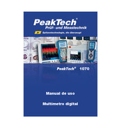 Peaktech 1070 Manual De Uso