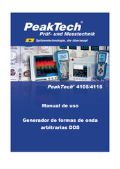 PeakTech 4105 Manual De Uso