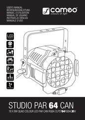 Cameo Studio PAR 64 CAN Manual De Usuario