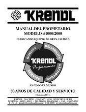 Krendl 2000 Manual Del Propietário