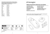 Kensington Wireless Presenter Pro with Green Laser Pointer K72353US Manual De Instrucciones