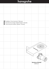 Hansgrohe Raindance Rainfall 28433 1 Serie Instrucciones De Montaje / Manejo / Garantía