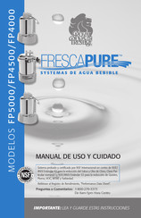 FrescaPure FP5000 Manual De Uso Y Cuidado