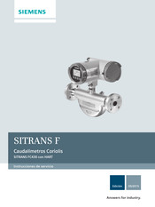 Siemens SITRANS FC430 Instrucciones De Servicio