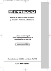 Philco ARP-115 MP3 Manual De Instrucciones