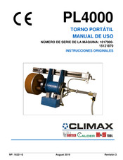 Climax PL4000 Manual De Uso