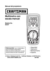 Craftsman 82337 Manual Del Propietário