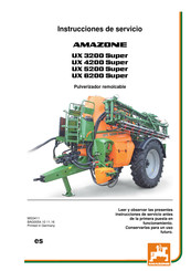 Amazone UX 4200 Super Instrucciones De Servicio