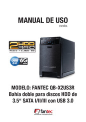 Fantec QB-X2US3R Manual De Uso