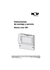 Wolf SM1 Instrucciones De Montaje Y Servicio