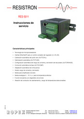 Ropex RESISTRON RES-5011 Instrucciones De Servicio