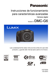 Panasonic Lumix DMC-G6 Instrucciones De Funcionamiento