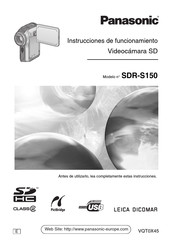 Panasonic SDR-S150 Instrucciones De Funcionamiento