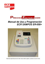 ECR SAMPOS ER-058+ Manual De Uso Y Programación