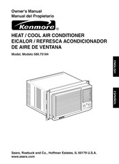 Kenmore 580.75184 Manual Del Propietário