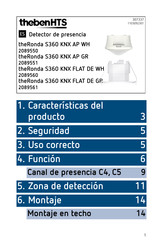 Theben HTS theRonda S360 KNX AP WH Manual De Instrucciones