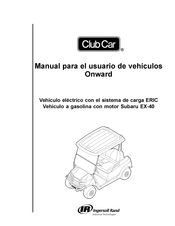 Ingersoll Rand Club Car Onward Manual Para El Usuario