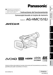 Panasonic AVCCAM AG-HMC151EJ Instrucciones De Funcionamiento