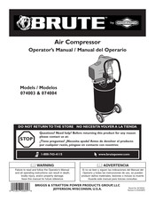 Briggs & Stratton Brute 074004 Manual Del Operario