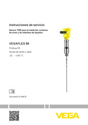 Vega VEGAFLEX 86 Instrucciones De Servicio