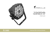 thomann Stairville Tri Flat PAR Profile 18x3W 25 Manual De Instrucciones