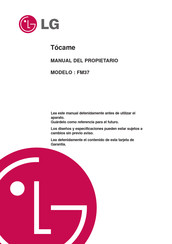 LG FM37 Manual Del Propietário