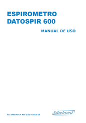 Sibelmed DATOSPIR 600 Manual De Uso