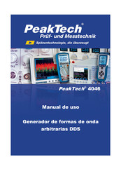 PeakTech 4046 Manual De Uso