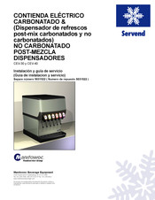 Servend CEV-40 Instalación Y Guía De Servicio