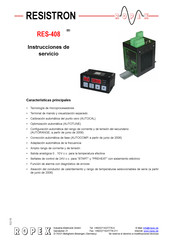 Ropex RES-408 Instrucciones De Servicio