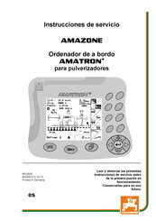 Amazone AMATRON+ Instrucciones De Servicio