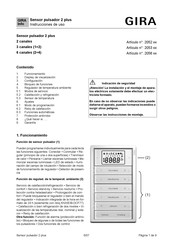 Gira 2056 Serie Instrucciones De Uso