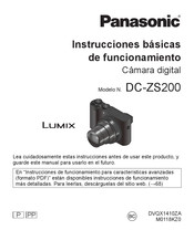 Panasonic Lumix DC-ZS200 Instrucciones Básicas De Funcionamiento