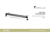 thomann Stairville LED IP Bar 320/8 RGB DMX Manual De Instrucciones