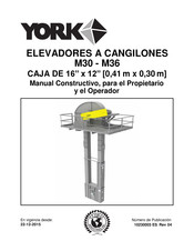 York M36-60 Manual Constructivo, Para El Propietario Y El Operador