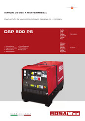 Mosa DSP 500 PS Manual De Uso Y Mantenimiento